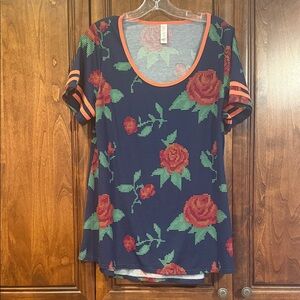 LuLaRoe Classic Floral Print Tee